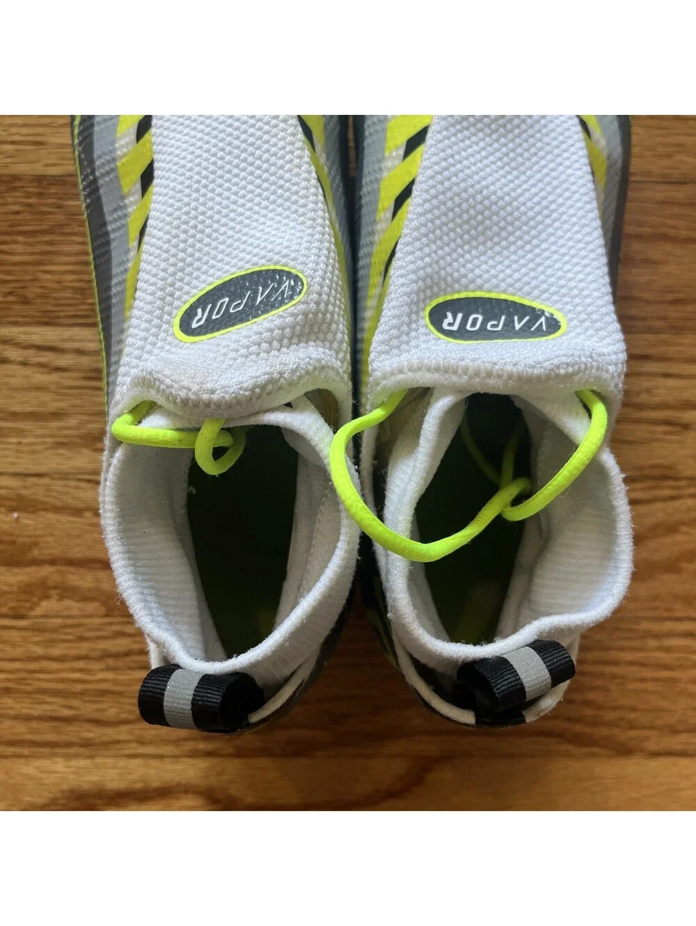 Nike Vapor Edge Ghost Lace Pro 360 Football Cleats Gray Volt Size 9.5